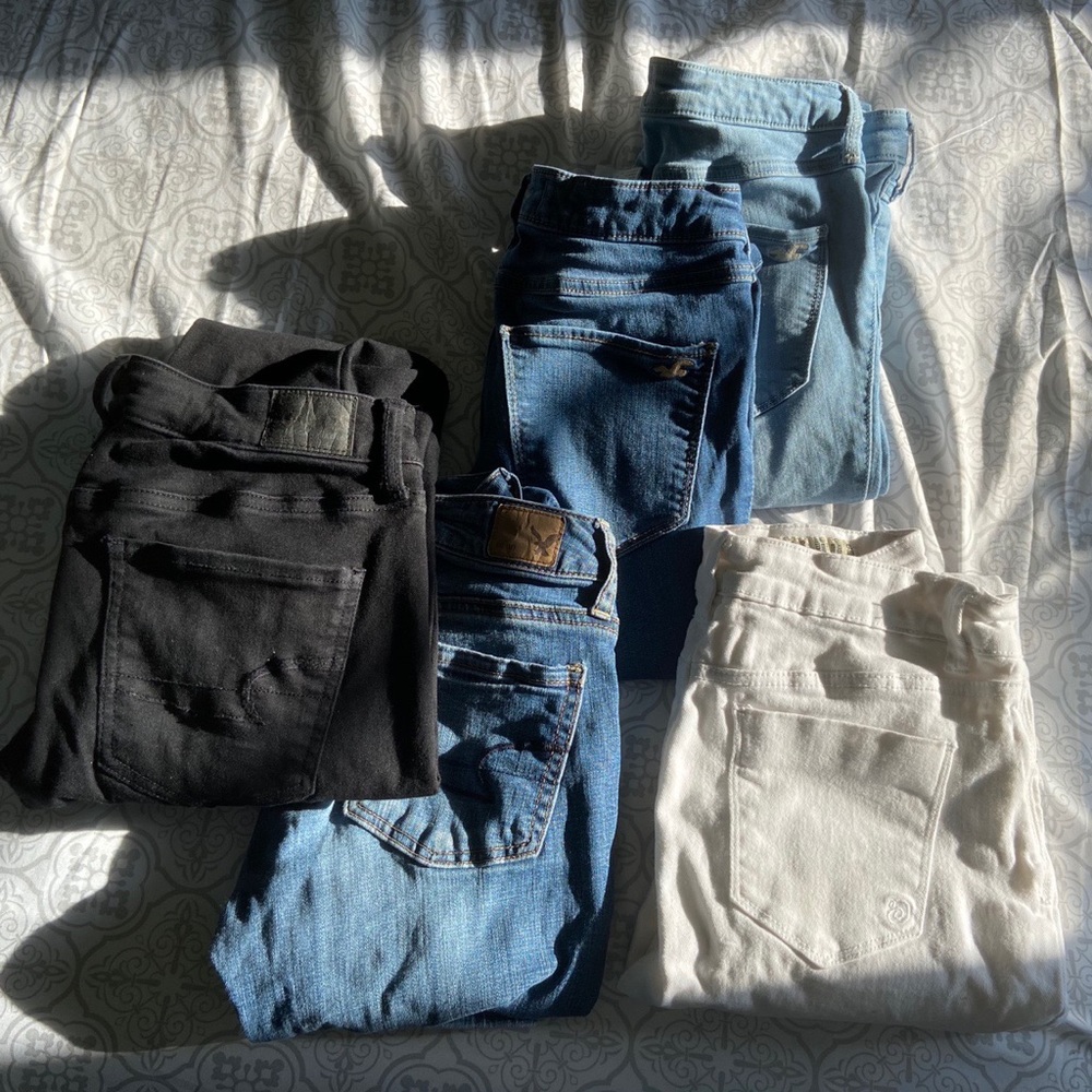 hollister and american eagle jean bundle